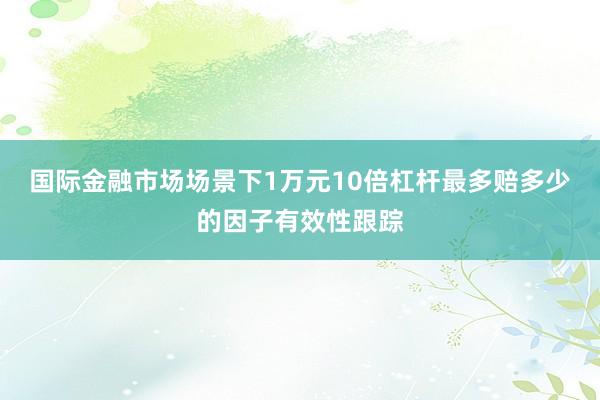 国际金融市场场景下1万元10倍杠杆最多赔多少的因子有效性跟踪
