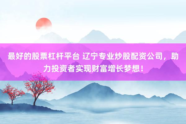 最好的股票杠杆平台 辽宁专业炒股配资公司，助力投资者实现财富增长梦想！