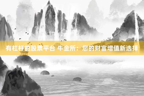 有杠杆的股票平台 牛金所：您的财富增值新选择