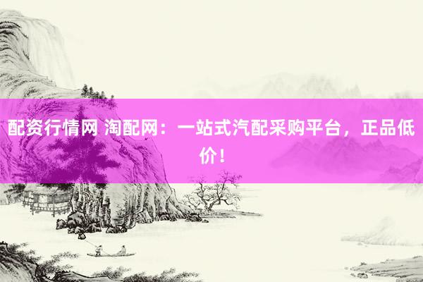 配资行情网 淘配网：一站式汽配采购平台，正品低价！